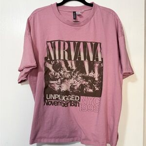 Nirvana H&M graphic tee
